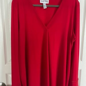 Joseph Ribkoff blouse - red - size US 18